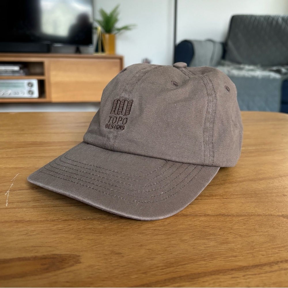 Topo Designs Brown Unstructured Baseball Cap Dad Hat